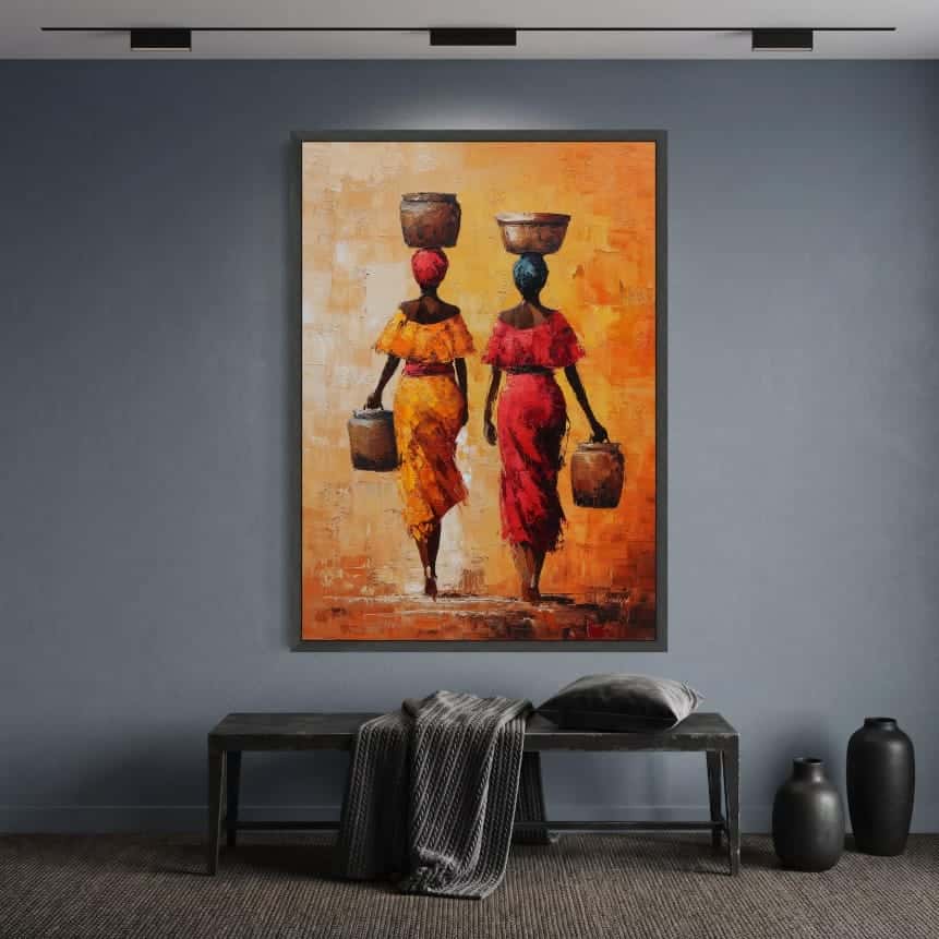 African Artwork | Afrocentric Wall Art | A2 at XILEF Art