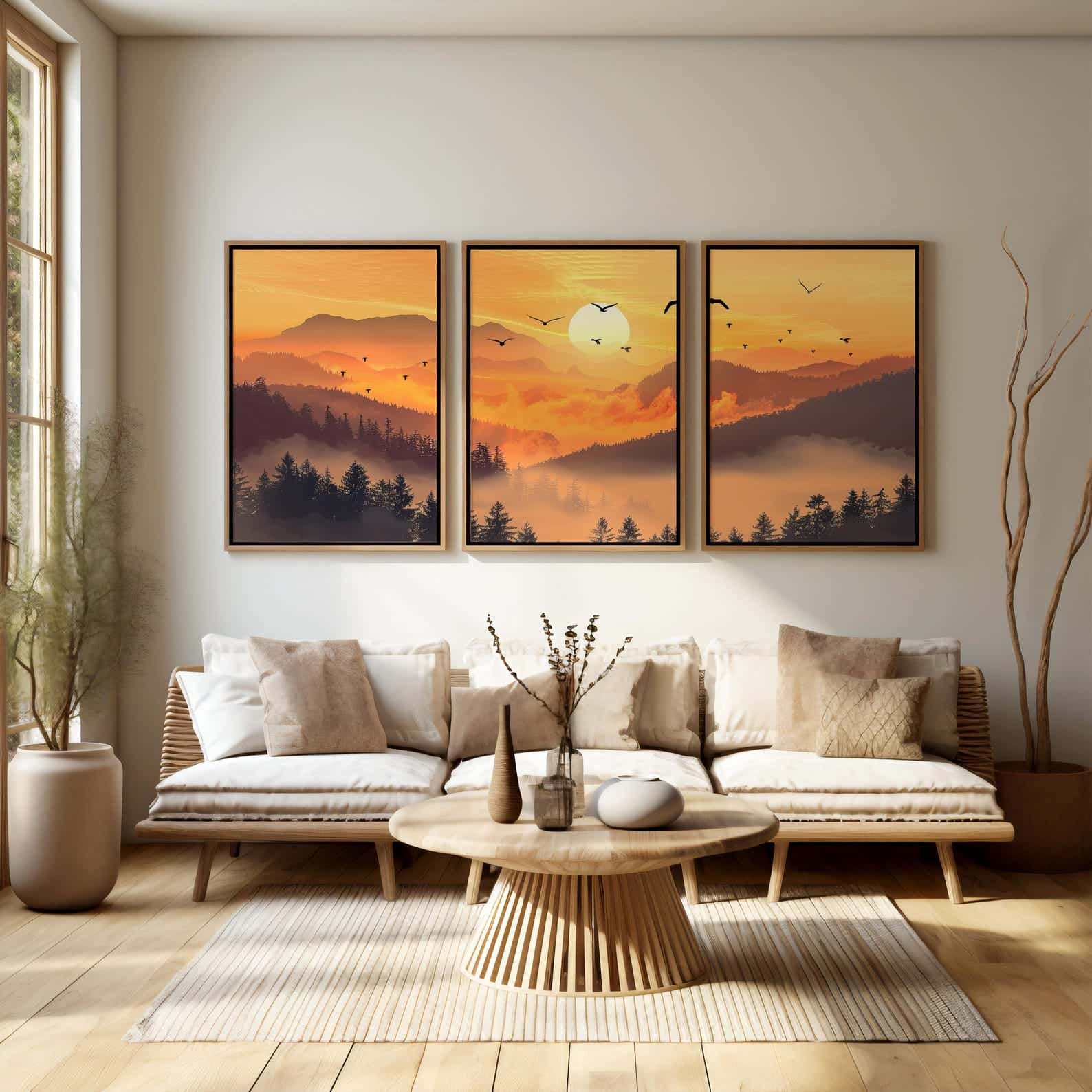 Landscape Artwork | Nature Wall Art | Trio, A2 at XILEF Art