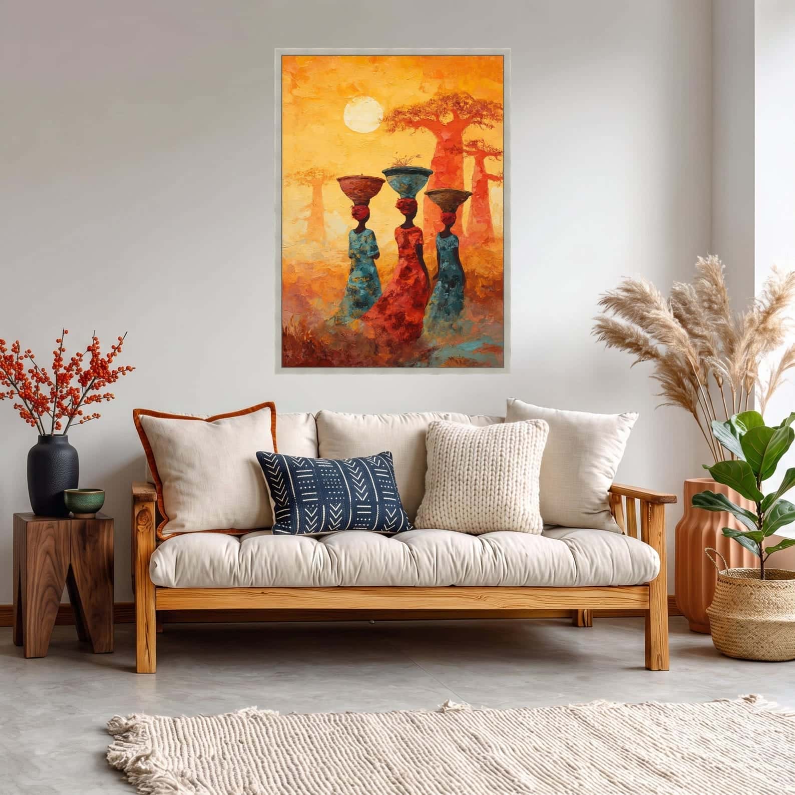 African Artwork | Afrocentric Wall Art | A2 at XILEF Art