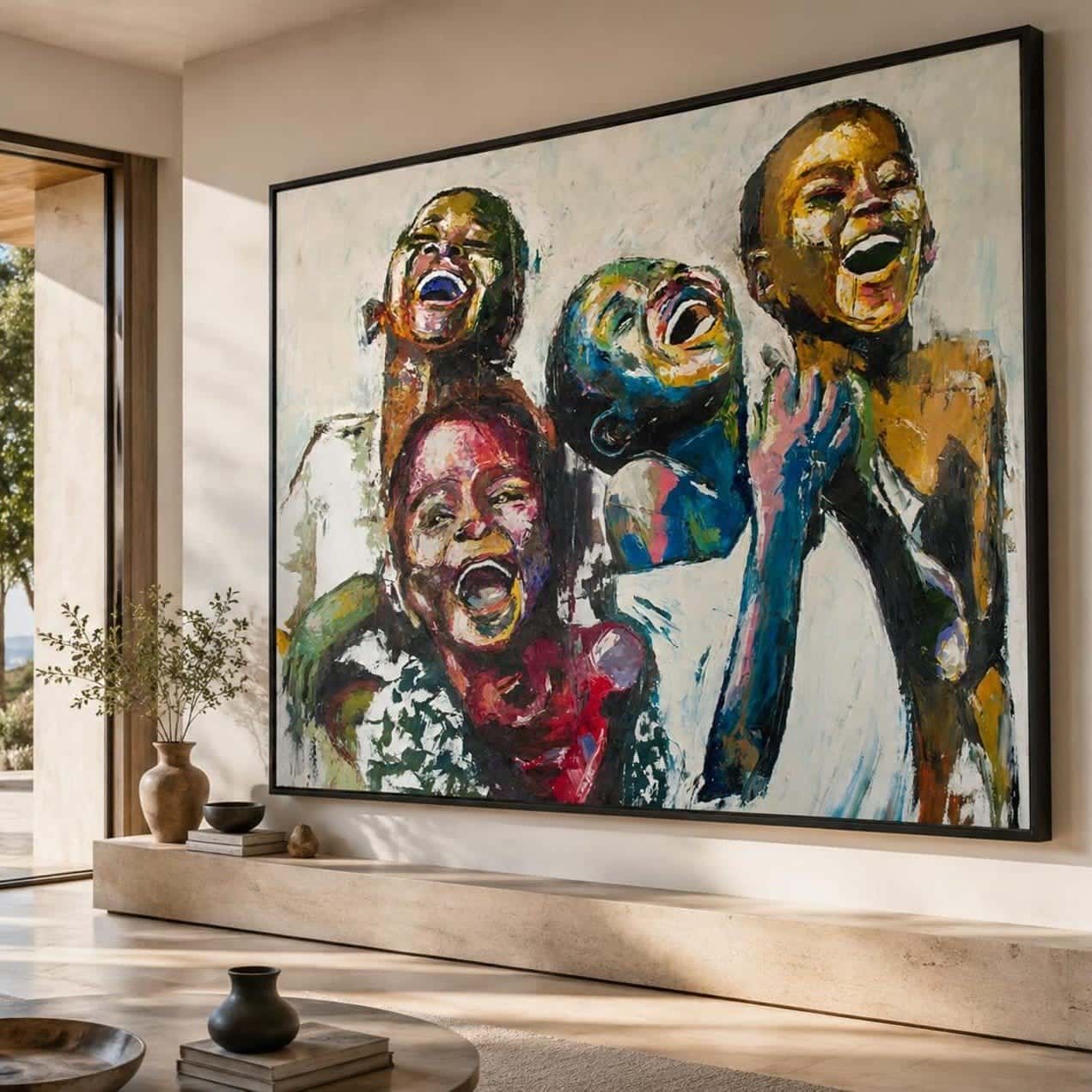 African Artwork | Afrocentric Wall Art | A2 at XILEF Art