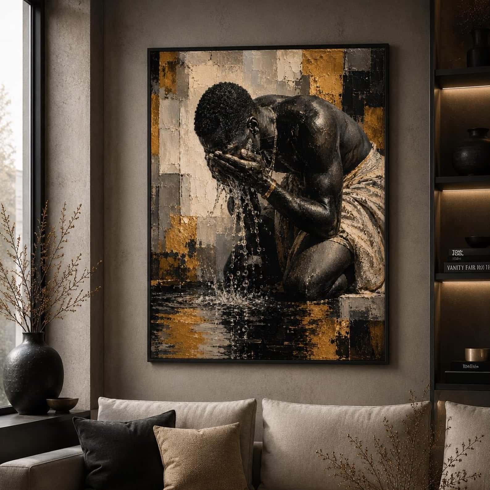 African Artwork | Afrocentric Wall Art | A2 at XILEF Art