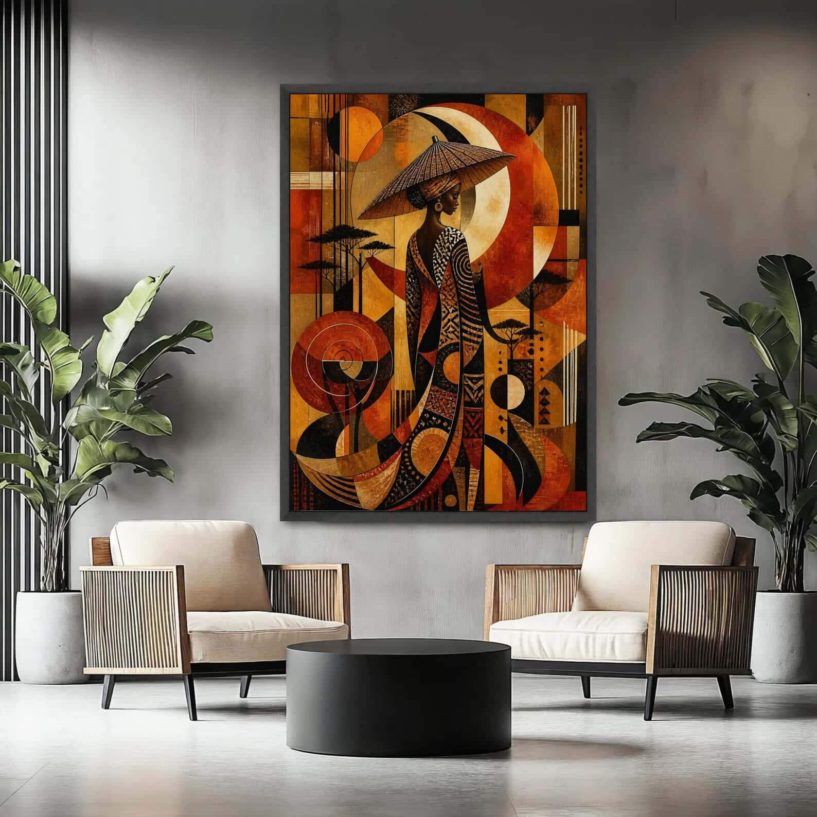 African Artwork | Afrocentric Wall Art | A2 at XILEF Art