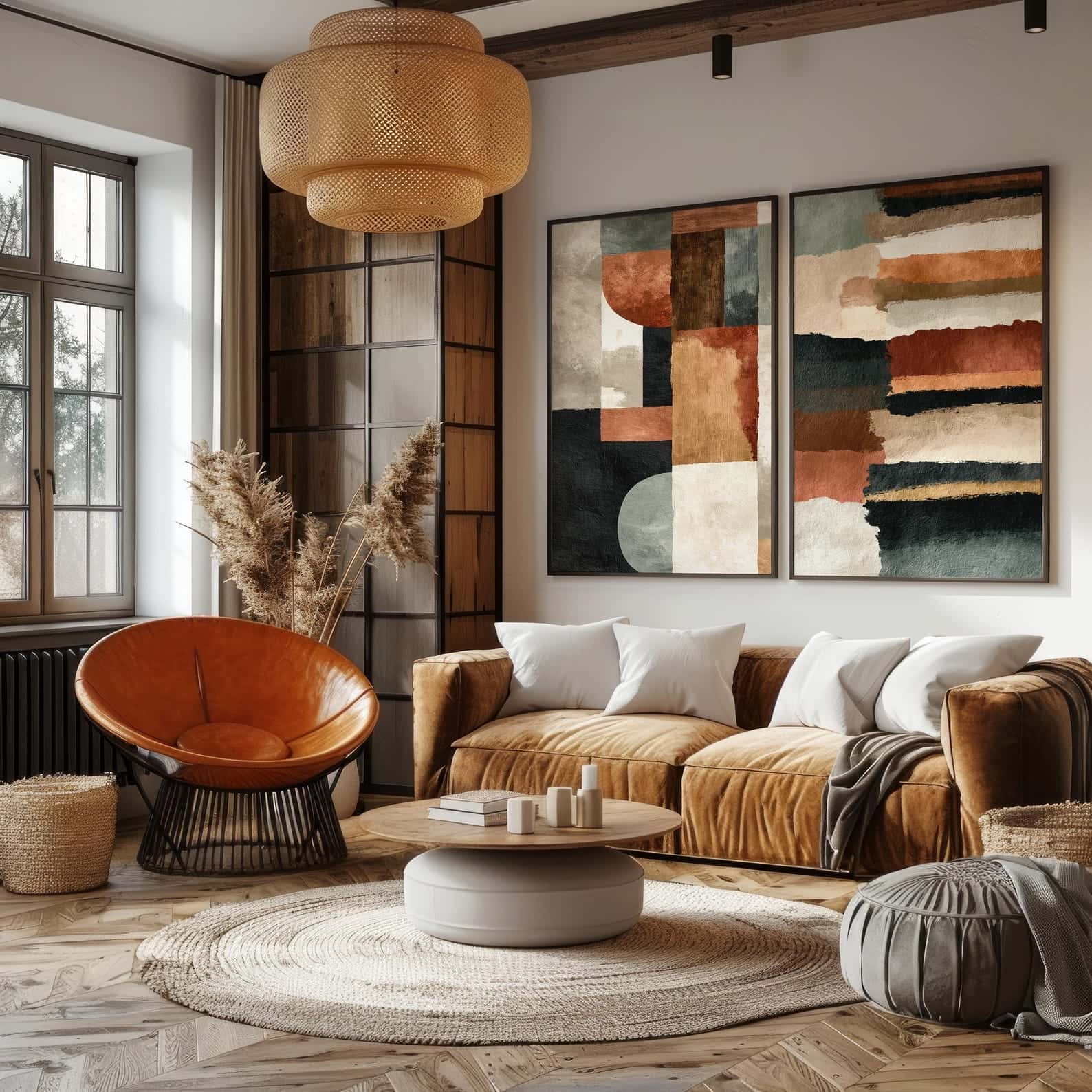 Abstract Artwork | Modern Wall Art Style | Duo, A2 at XILEF Art