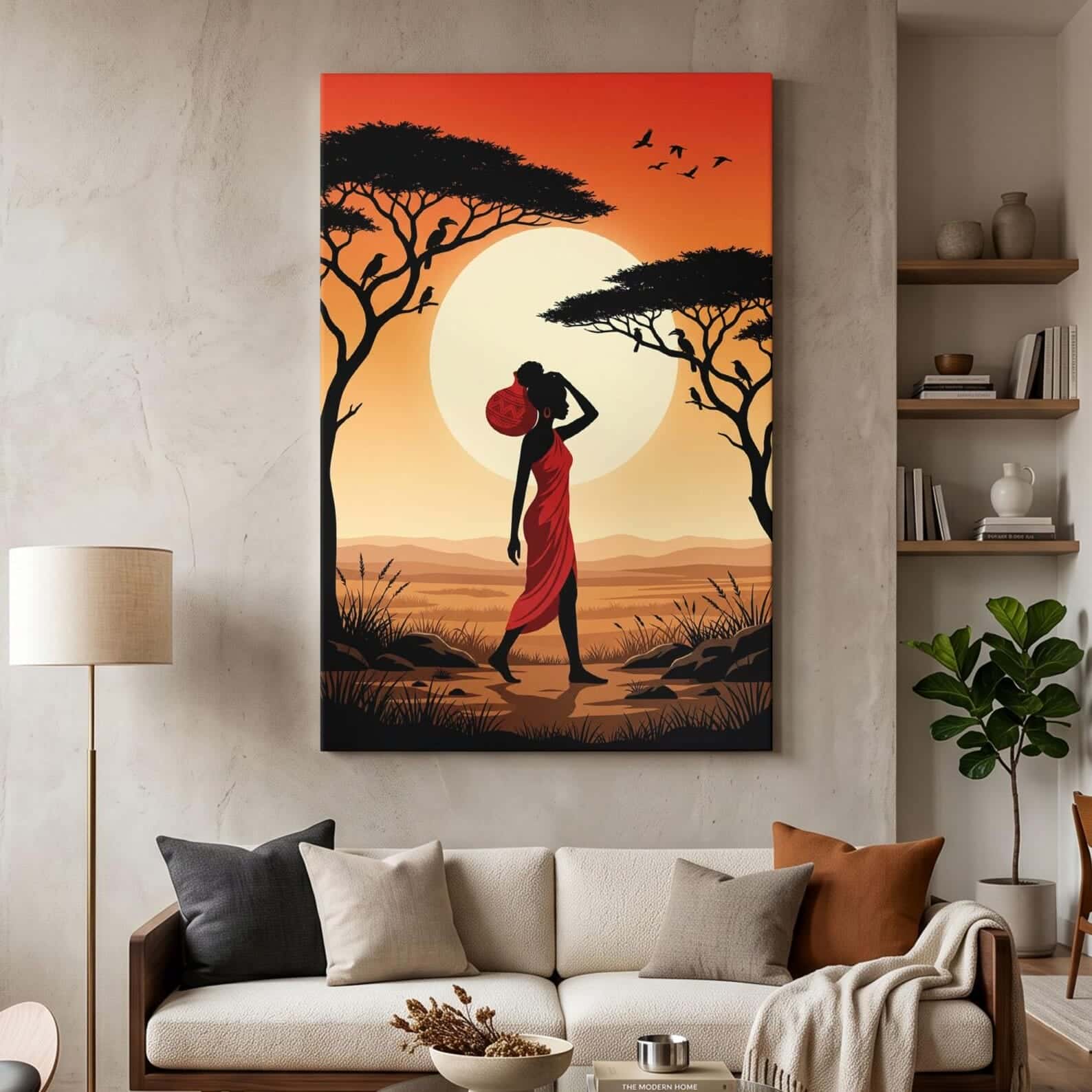 African Artwork | Afrocentric Wall Art | A2 at XILEF Art