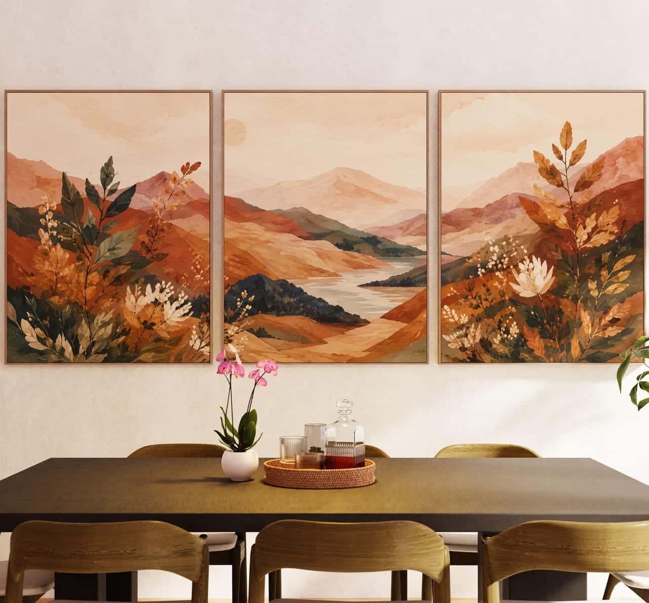 Landscape Artwork | Nature Wall Art | Trio, A2 at XILEF Art