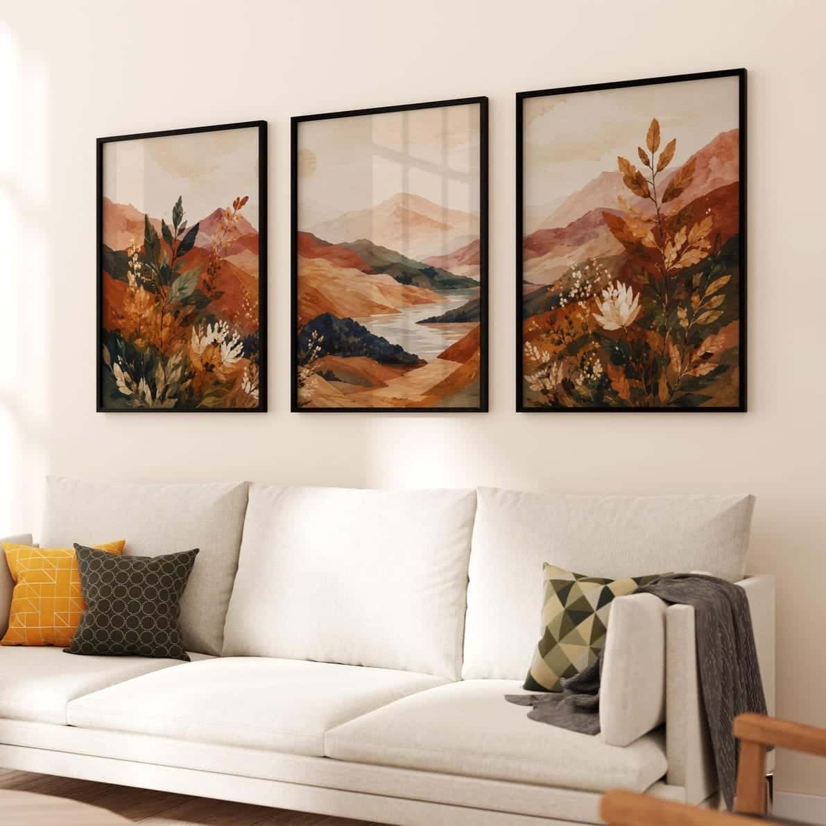 Landscape Artwork | Nature Wall Art | Trio, A2 at XILEF Art