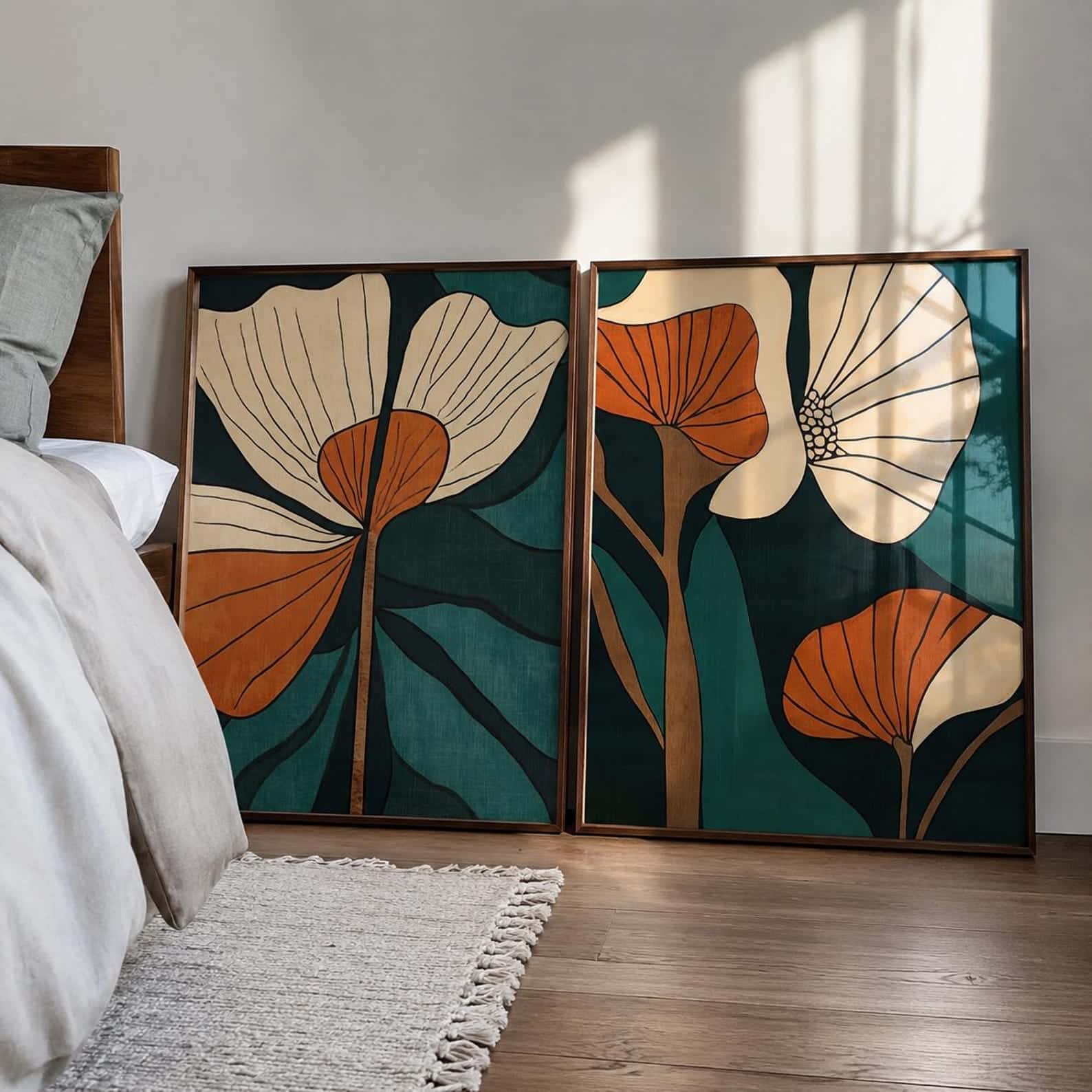 Abstract Artwork | Modern Wall Art Style | Duo, A2 at XILEF Art