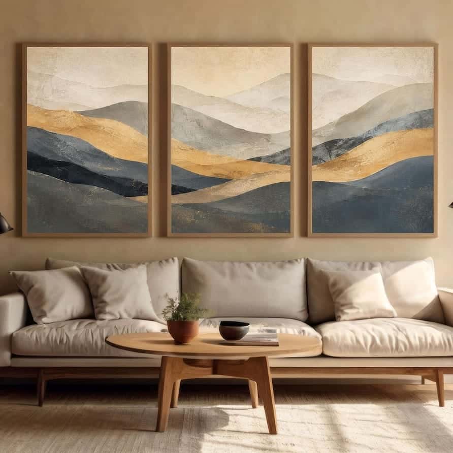 Landscape Artwork | Nature Wall Art | Trio, A2 at XILEF Art